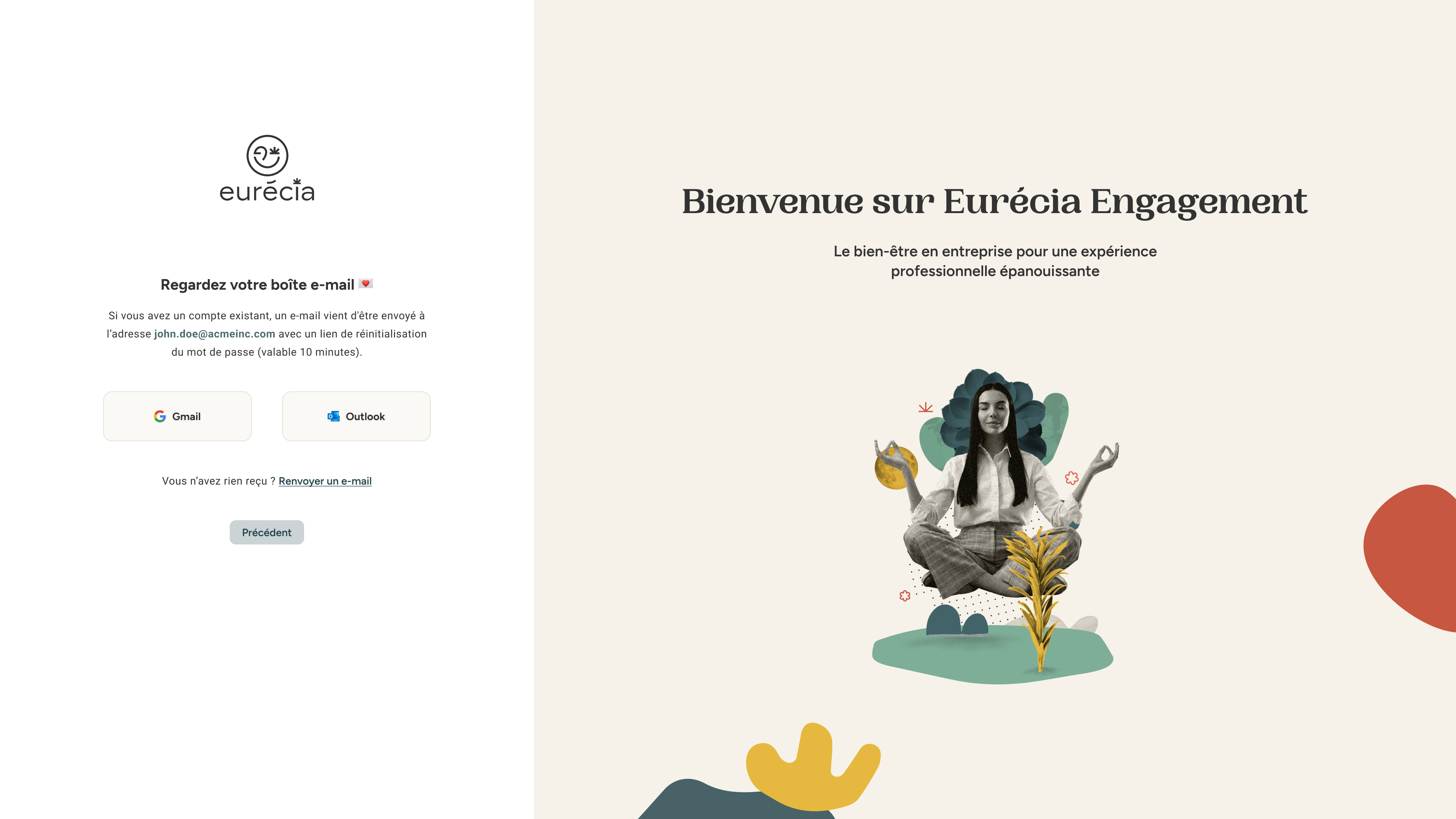 Validation de l'adresse e-mail