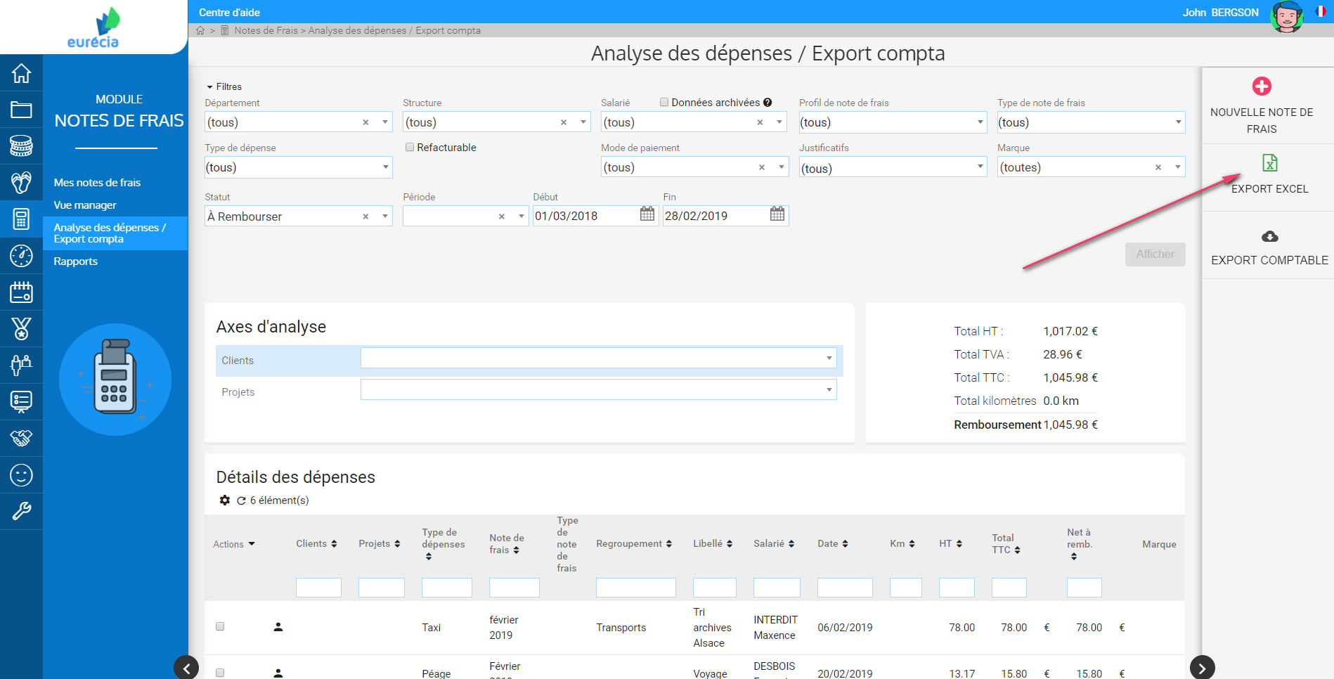 Exporter Des écritures Sage Comptabilité Vers Excel