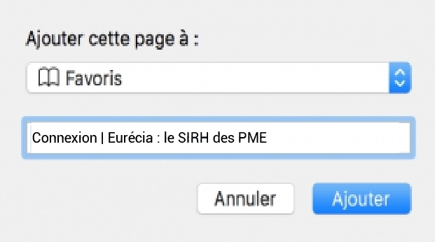 ajouter un favori sur safari