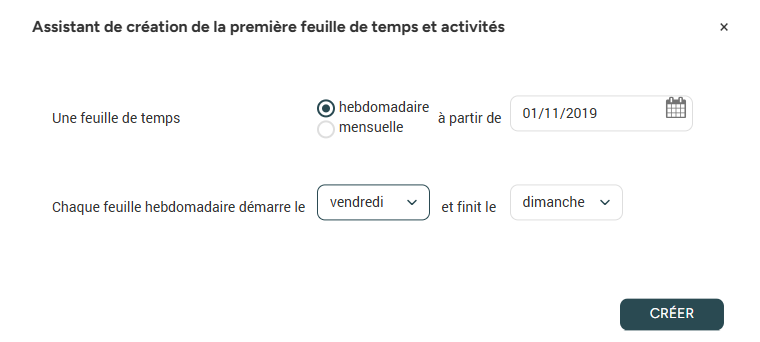 Feuille de transition du 1er au 3 novembre