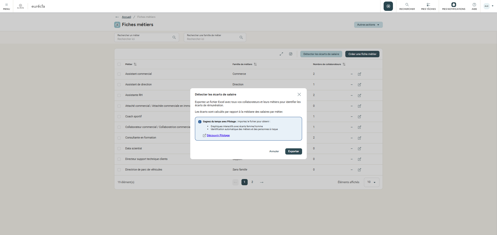 Detect gaps HR Analytics