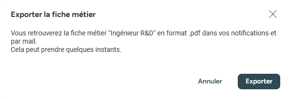Confirm PDF export